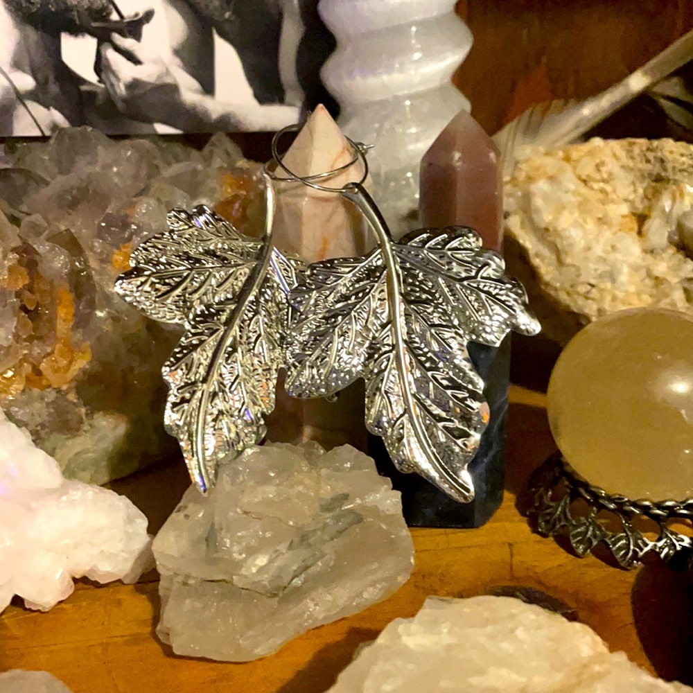 Shop Dixi Leaf Earrings